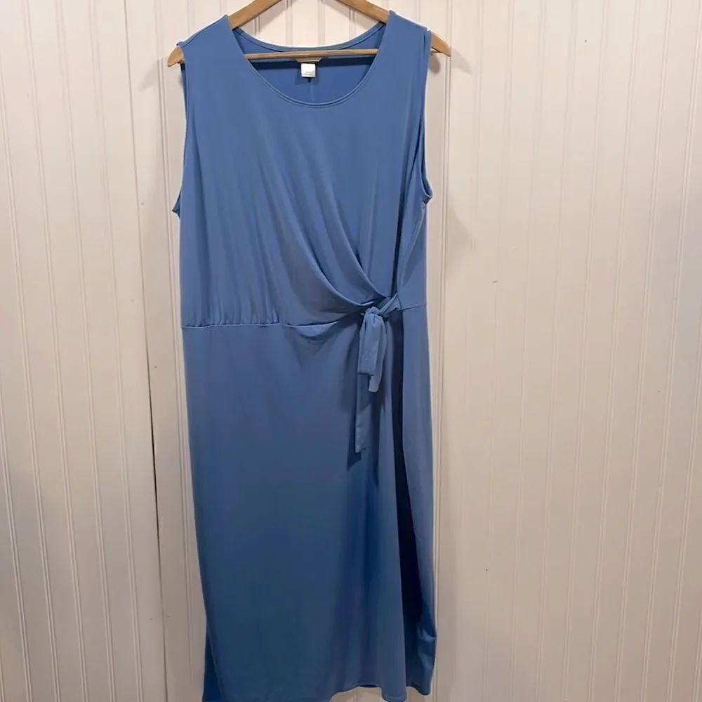 CJ Banks sleeveless midi dress
